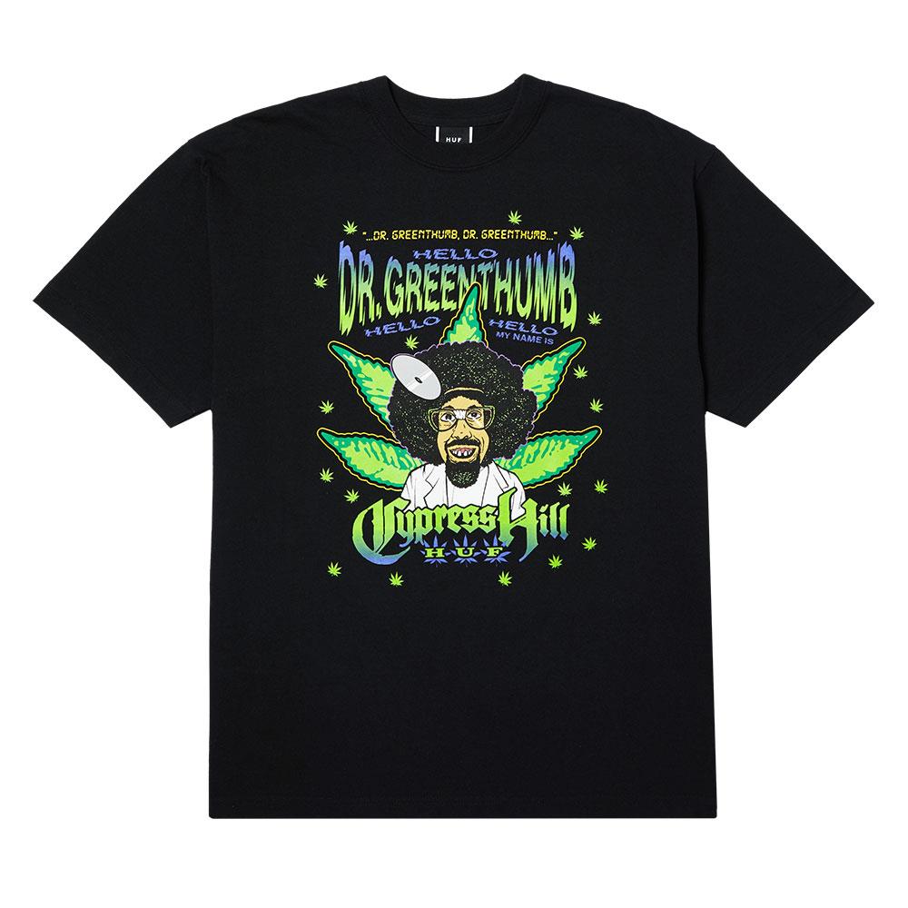  HUF x Cypress Hill Dr Greenthumb T-shirt - Black、mySite、merchandisen