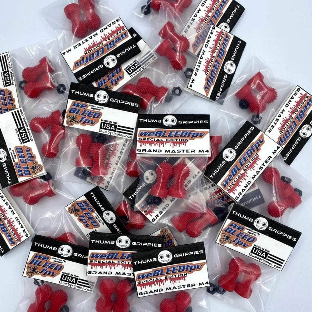  Thumb Grippies weBLEEDfpv Special Edition、mySite、merchandisen