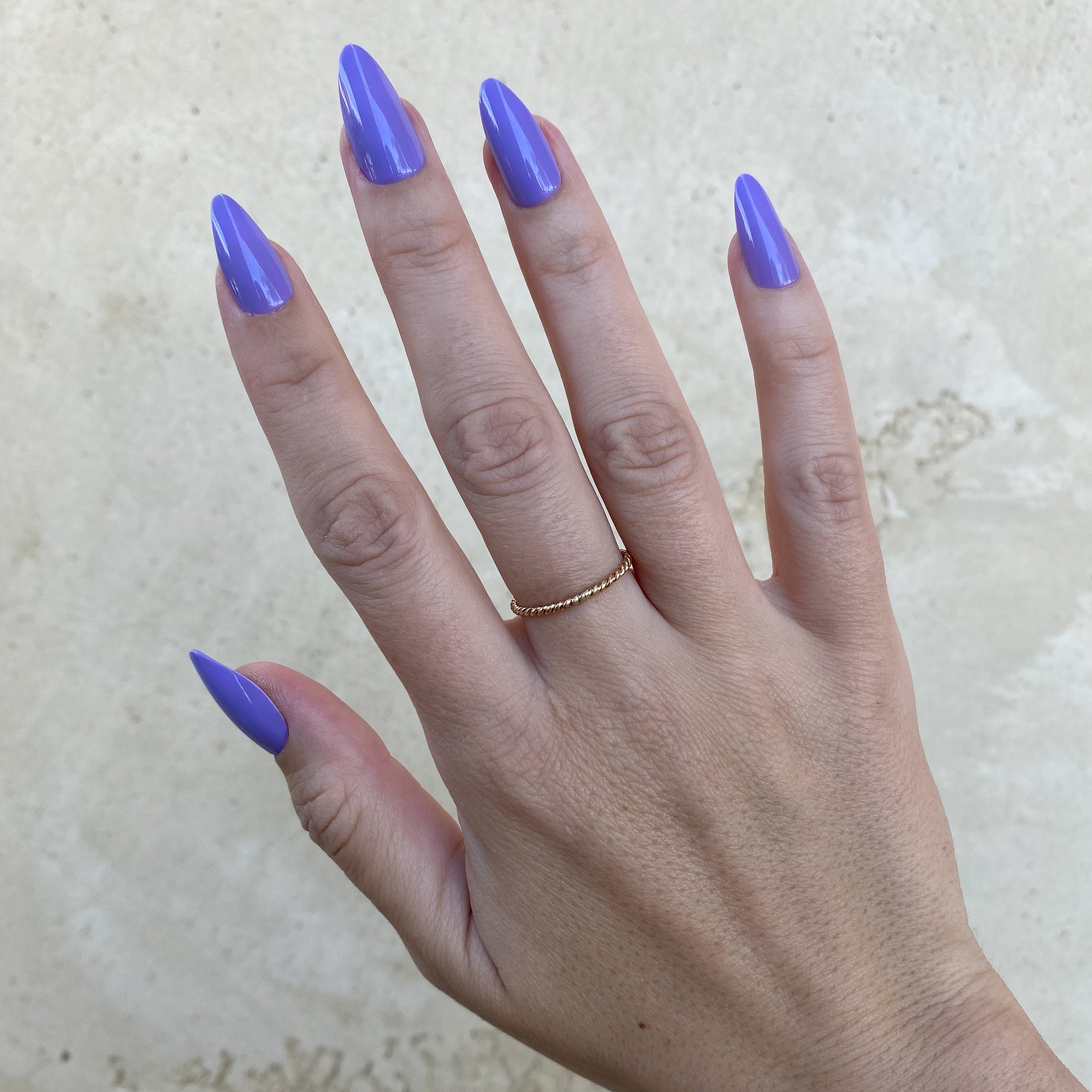 Bold & Unshaken - Press-On | Long | Almond、mySite、solidvoid