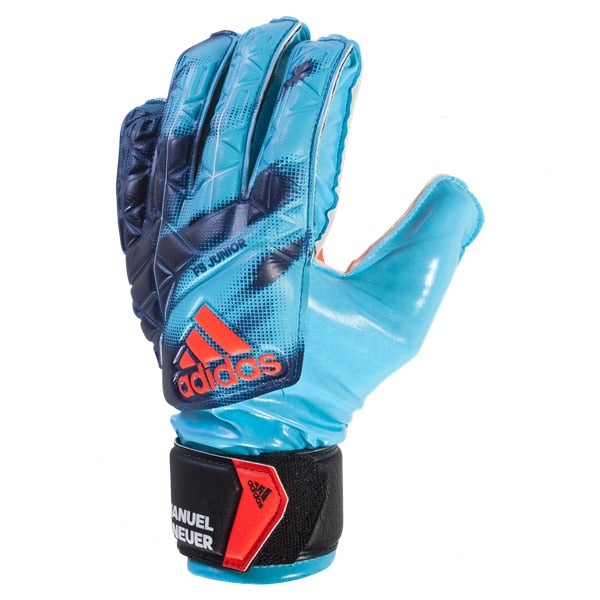 adidas Kids ACE Finger Saver Goalkeeper Gloves Night Indigo/Solar Red/White、mySite、noshort