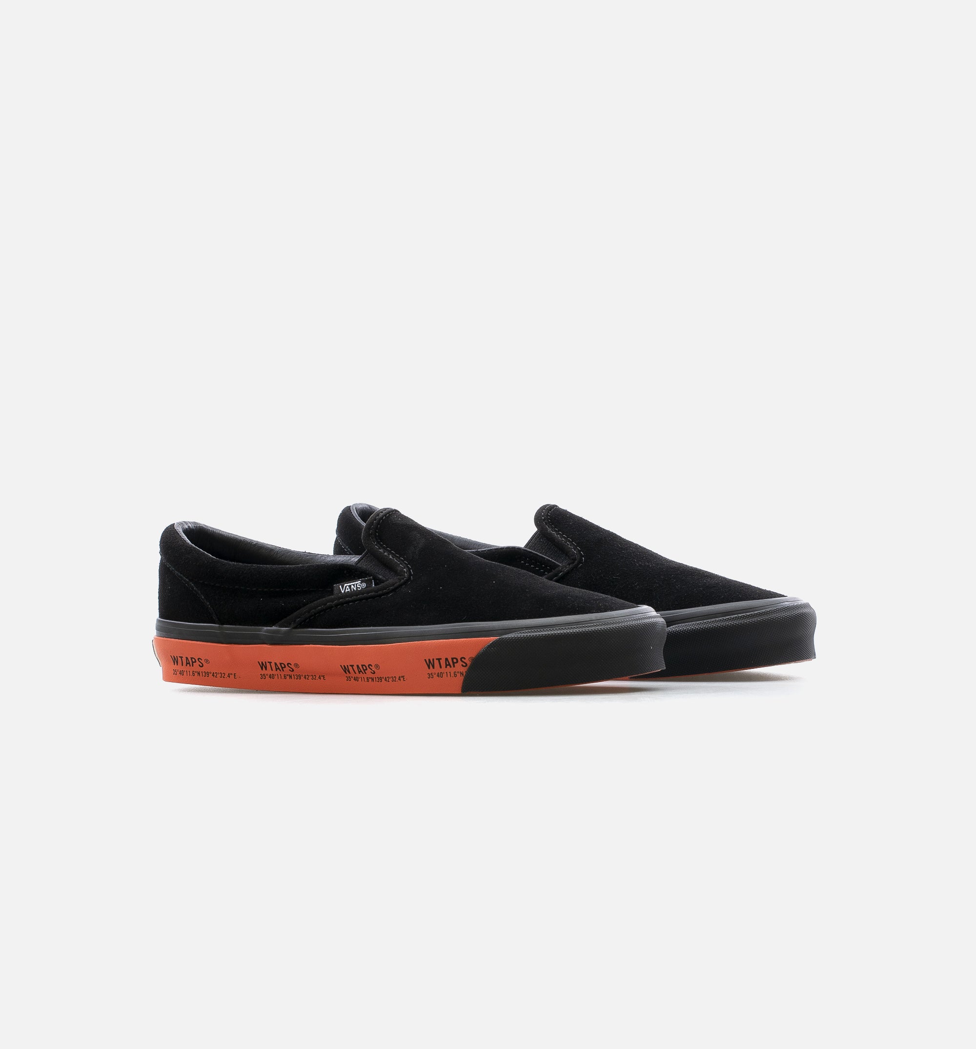 OG Classic Slip On WTAPS Mens Skate Shoe - Black/Orange、mySite、dreamappss