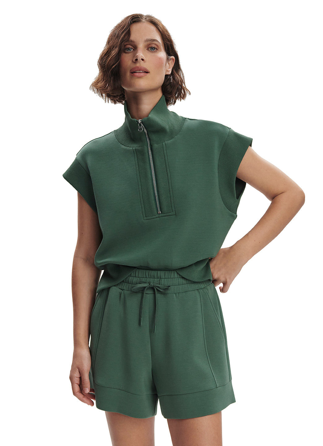 Varley Kelly Half Zip Sweater Top、mySite、noshort