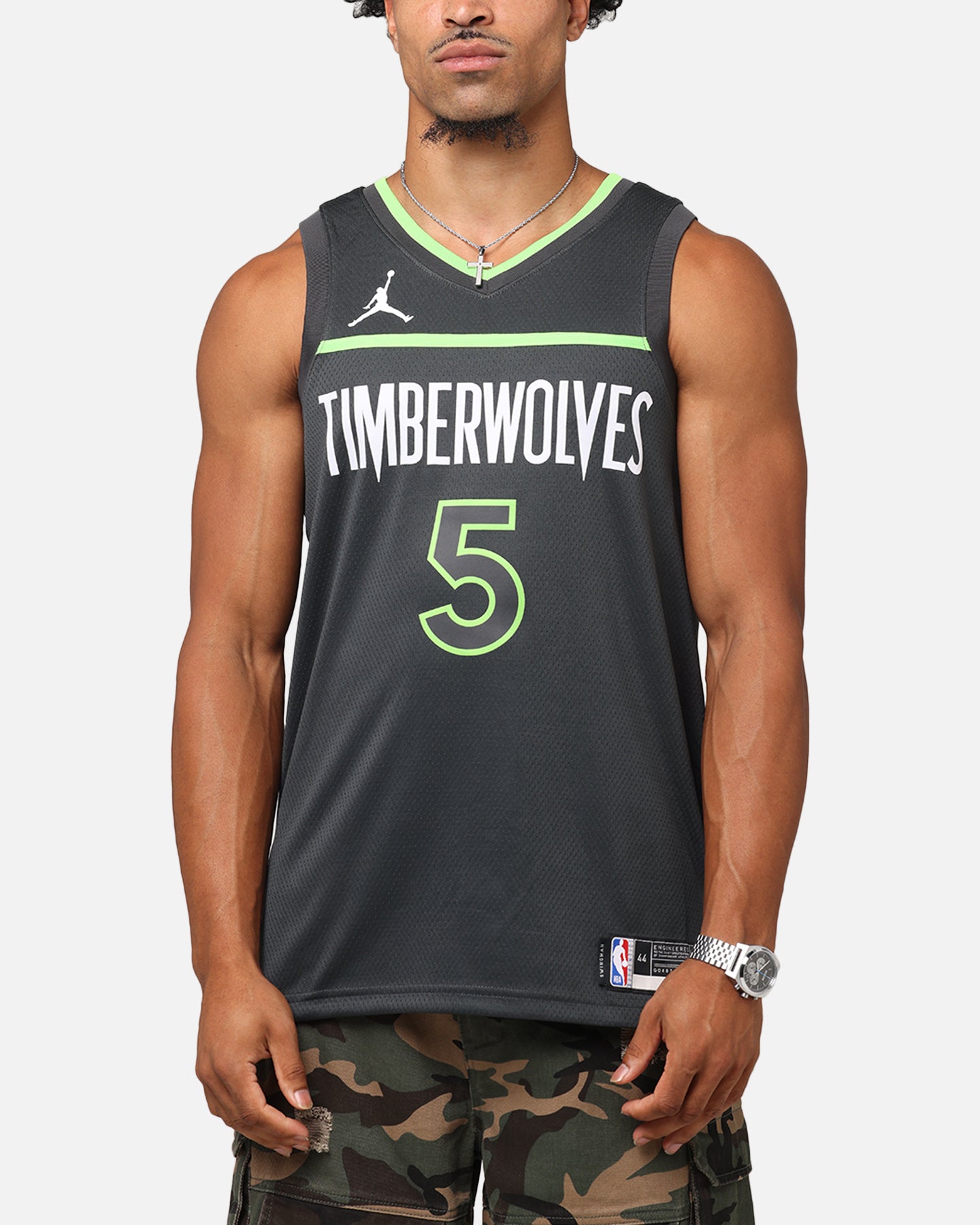 Nike Anthony Edwards Minnesota Timberwolves #5 Statement Edition 2022/23 Nike Dri-Fit NBA Swingman Jersey Anthracite、mySite、zt4zffjzw