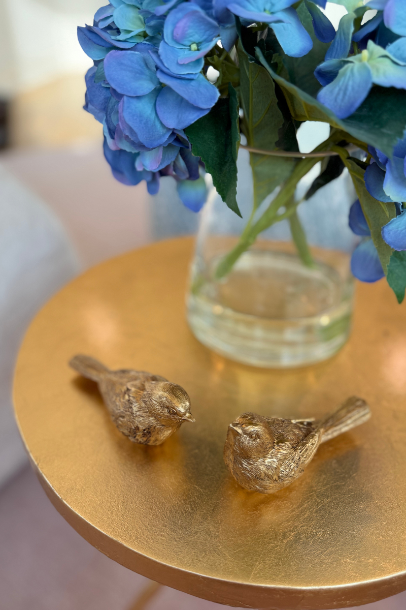 Set of 2 Golden Birds - Resin、mySite、hinf8tx79