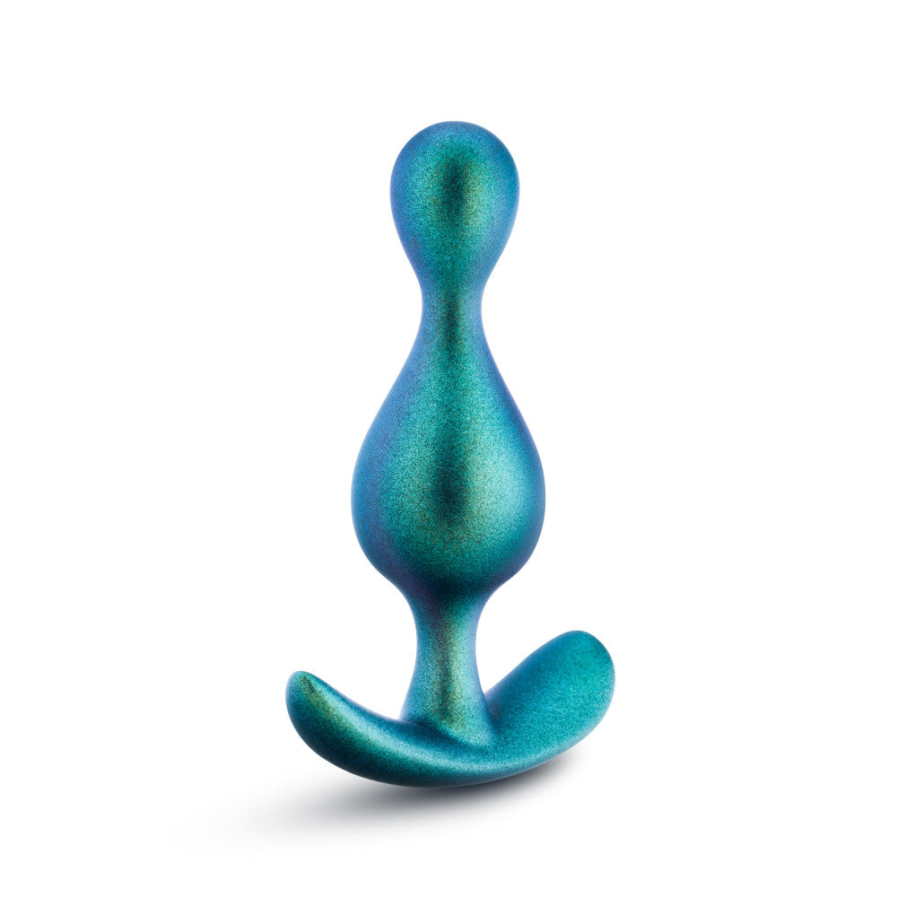 Anal Adventures Matrix By Blush® | The Photon Plug: 4.5 inch Smooth Tapered Butt Plug in Neptune Teal | With Stayput™ Technology & AnchorTech™ Base、mySite、bottomscart