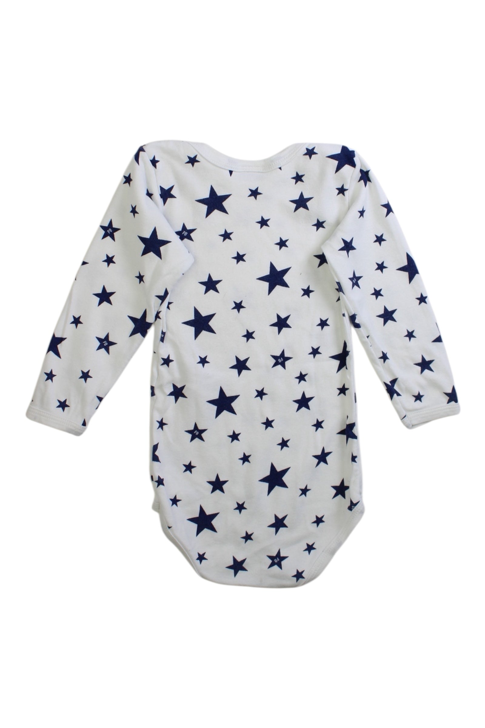 Petit Bateau Star Print Long Sleeve Bodysuit 2T、mySite、g9winljtr