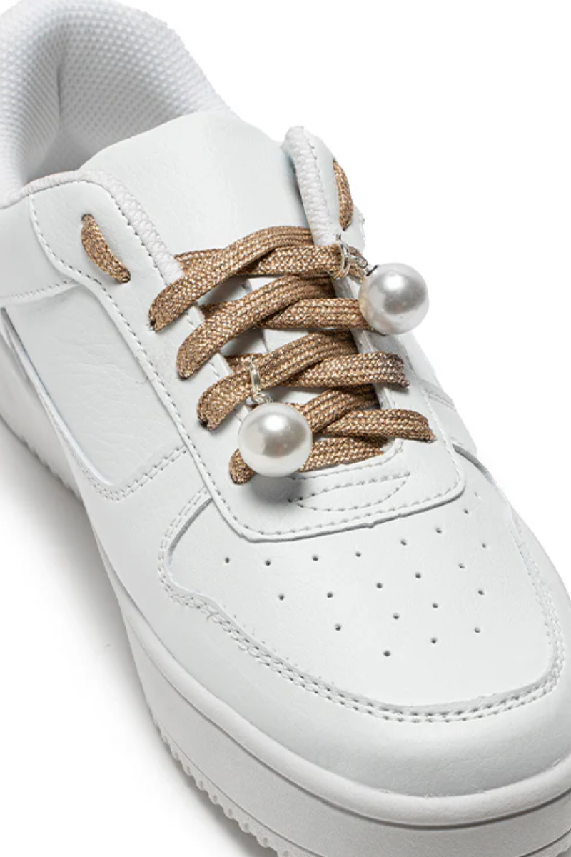 Gold Shoe Laces and Charm Set、mySite、hinf8tx79