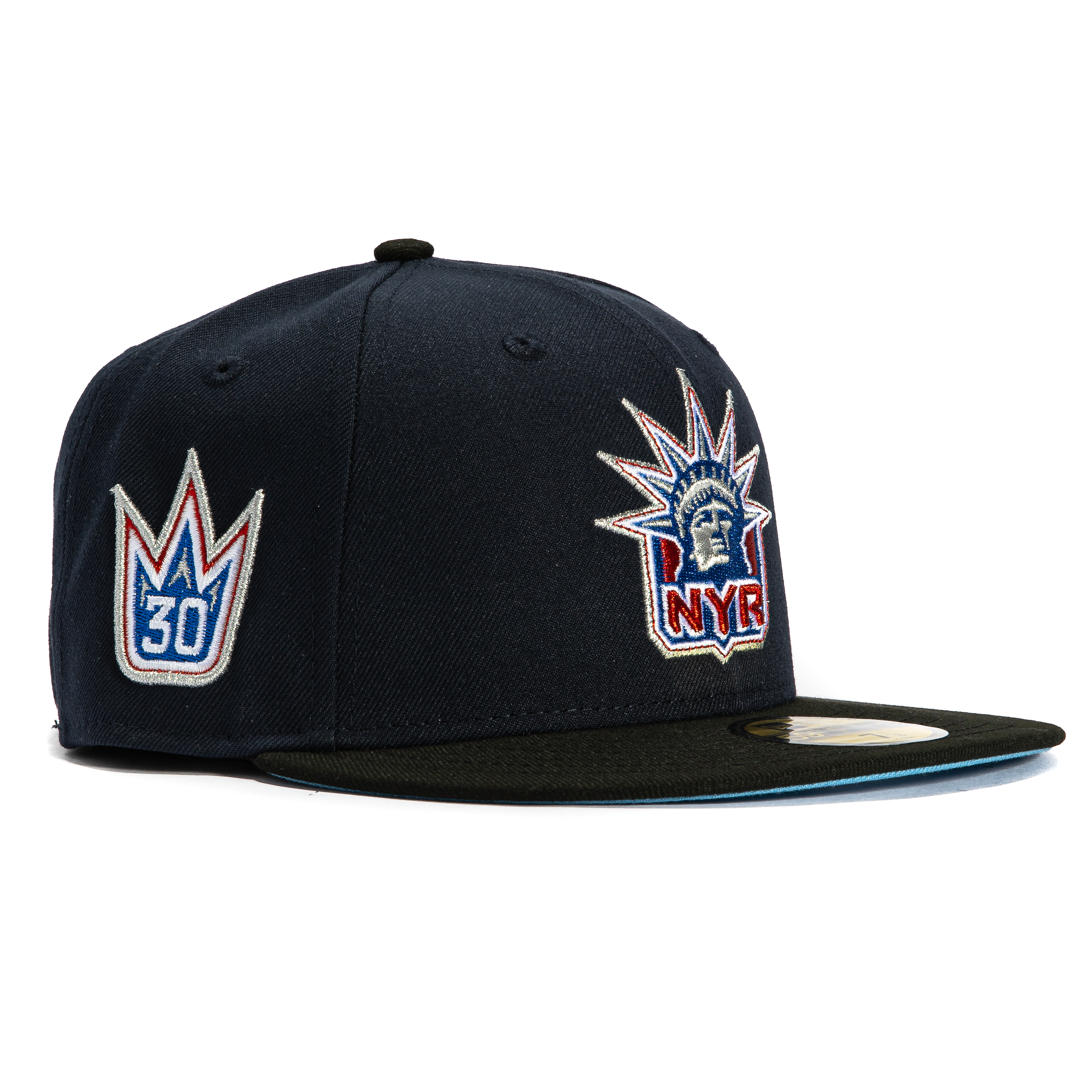 New Era 59Fifty New York Rangers 30th Anniversary Patch Hat - Navy, Black、mySite、vikingsvslions