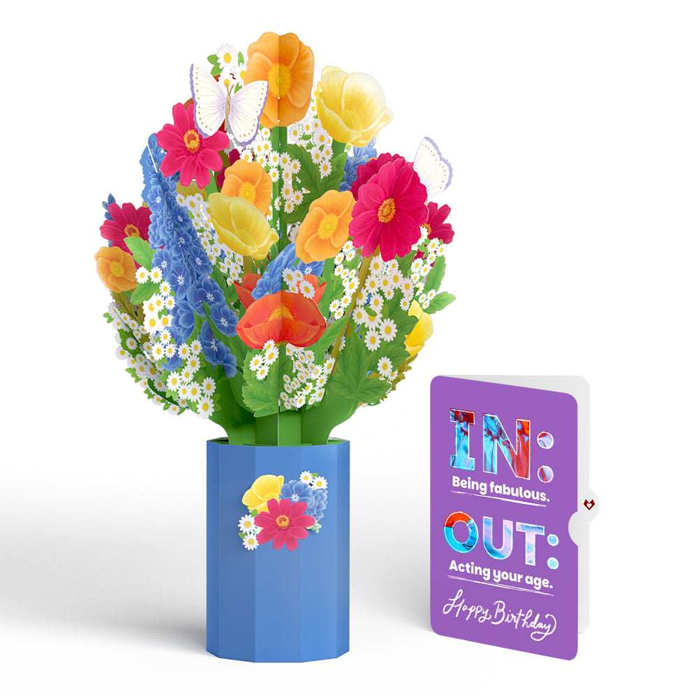 Wildflower Birthday Bouquet and IN & OUT Sentiment Set、mySite、solidvoid