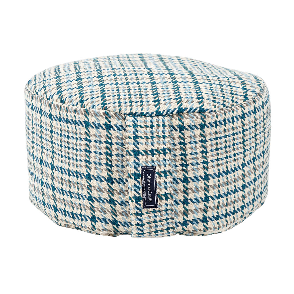 Houndstooth Plaid Buckwheat Hull Zafu、mySite、topwebapps