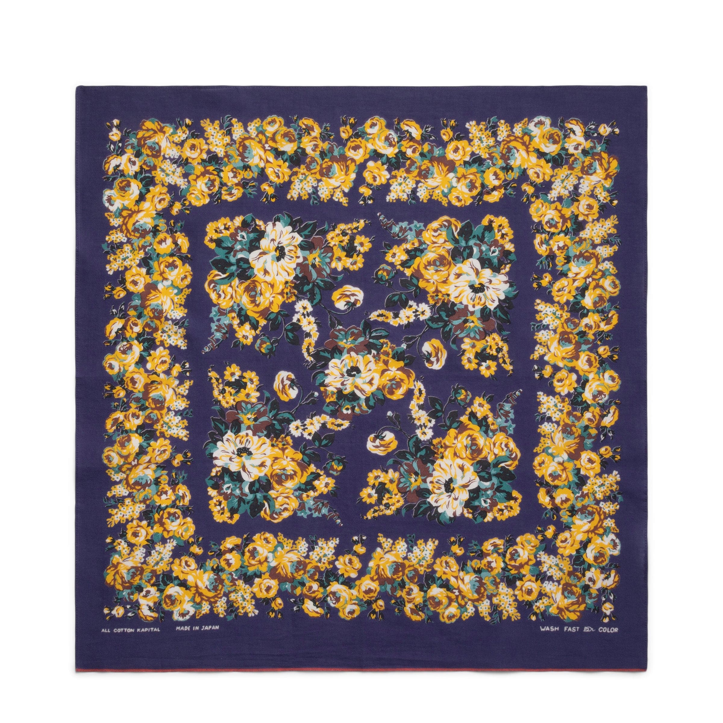 FASTCOLOR SELVEDGE BANDANNA (NADESHIKO-CHAMPETRE)、mySite、zt4zffjzw