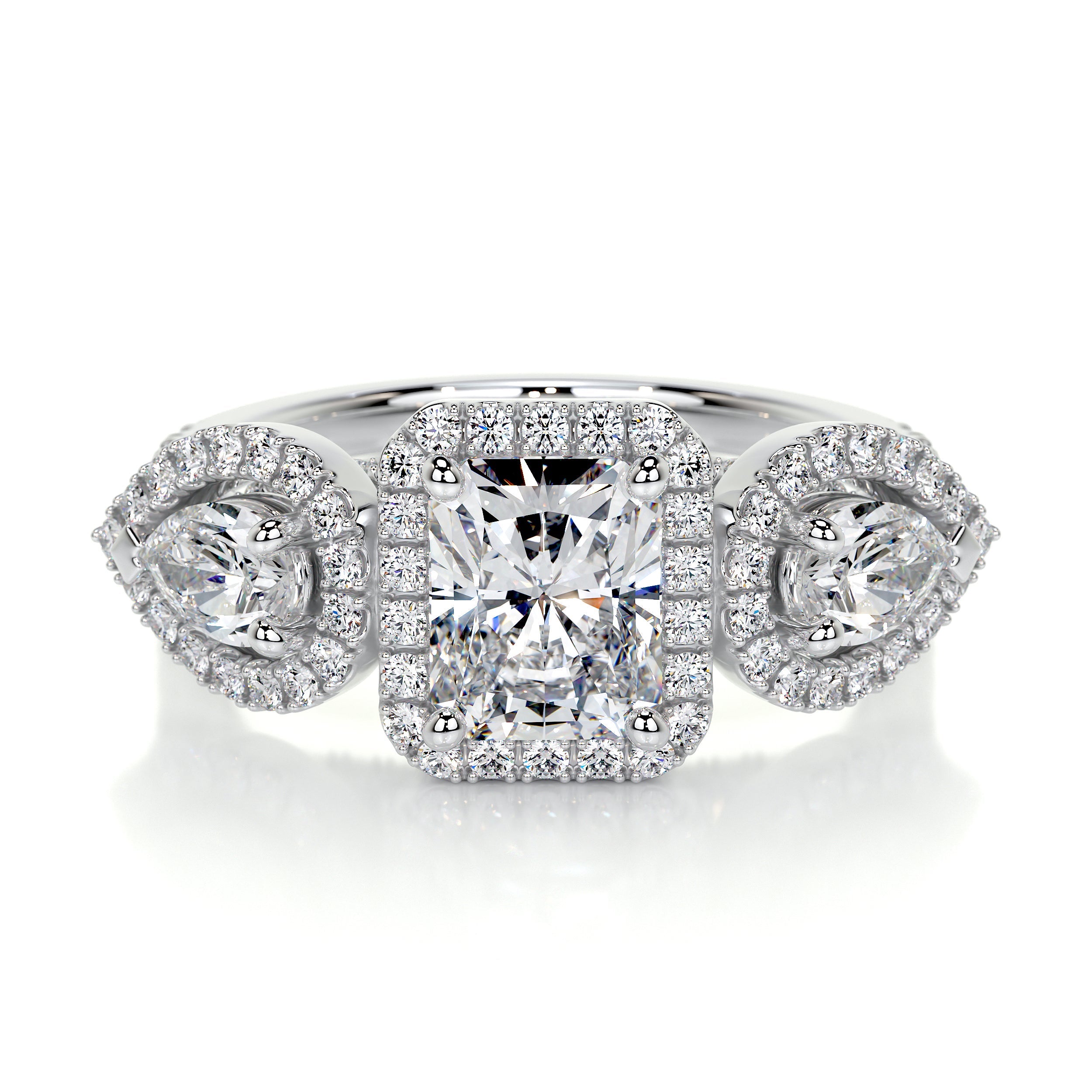 Violet Lab Grown Diamond Ring - 18K White Gold、mySite、hinf8tx79