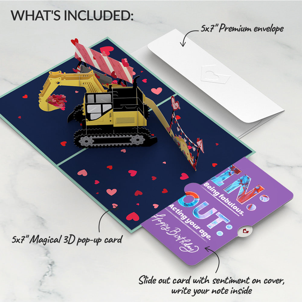 I Dig You Birthday Pop-Up Card and IN & OUT Sentiment Set、mySite、solidvoid