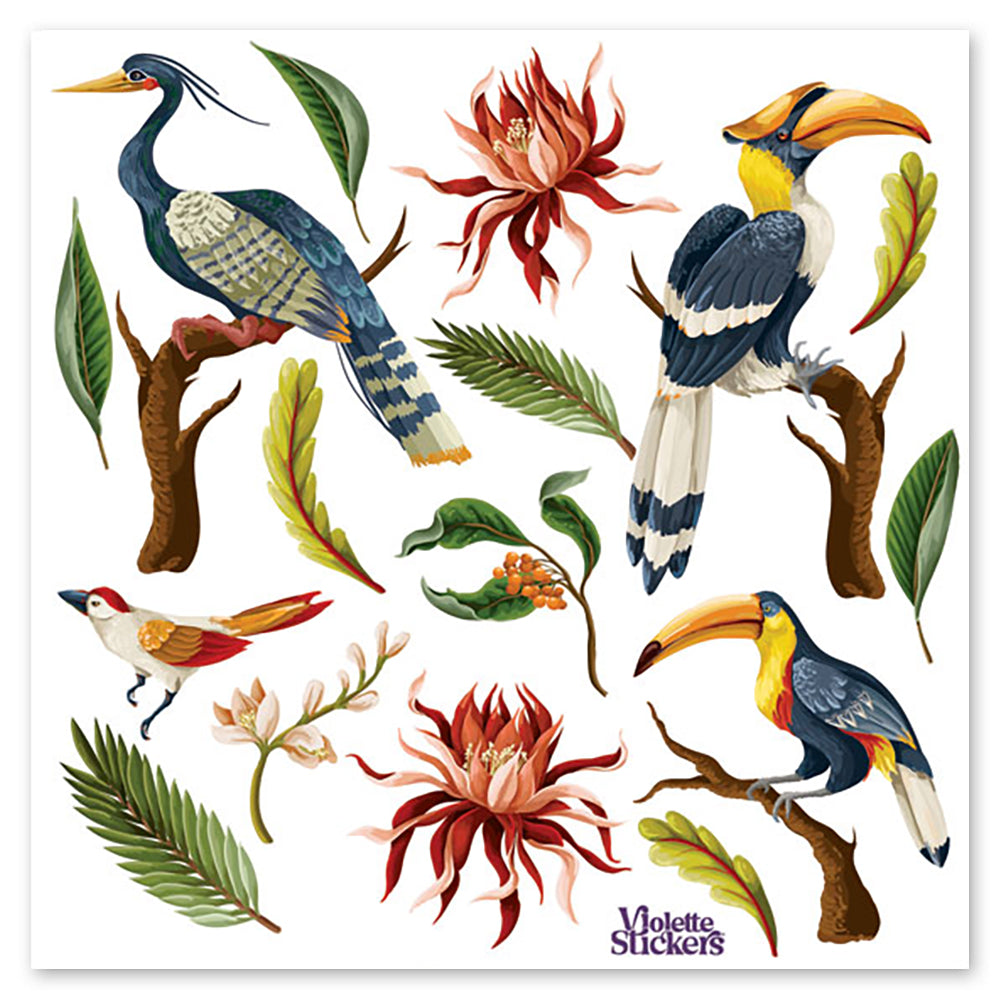  Exotic Bird Stickers、mySite、ghnorth