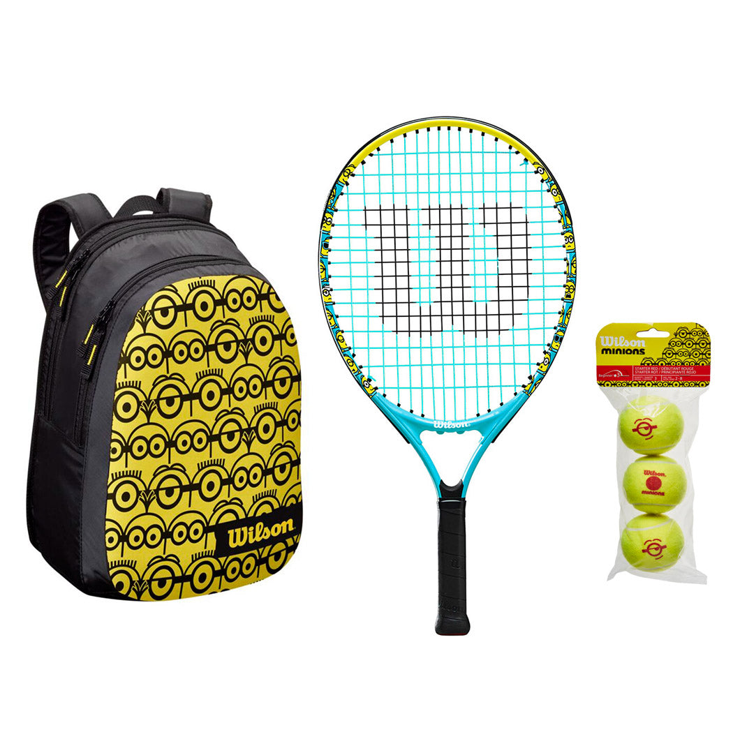 Wilson Minions 2.0 21 Junior Tennis Racquet / Bag / Balls