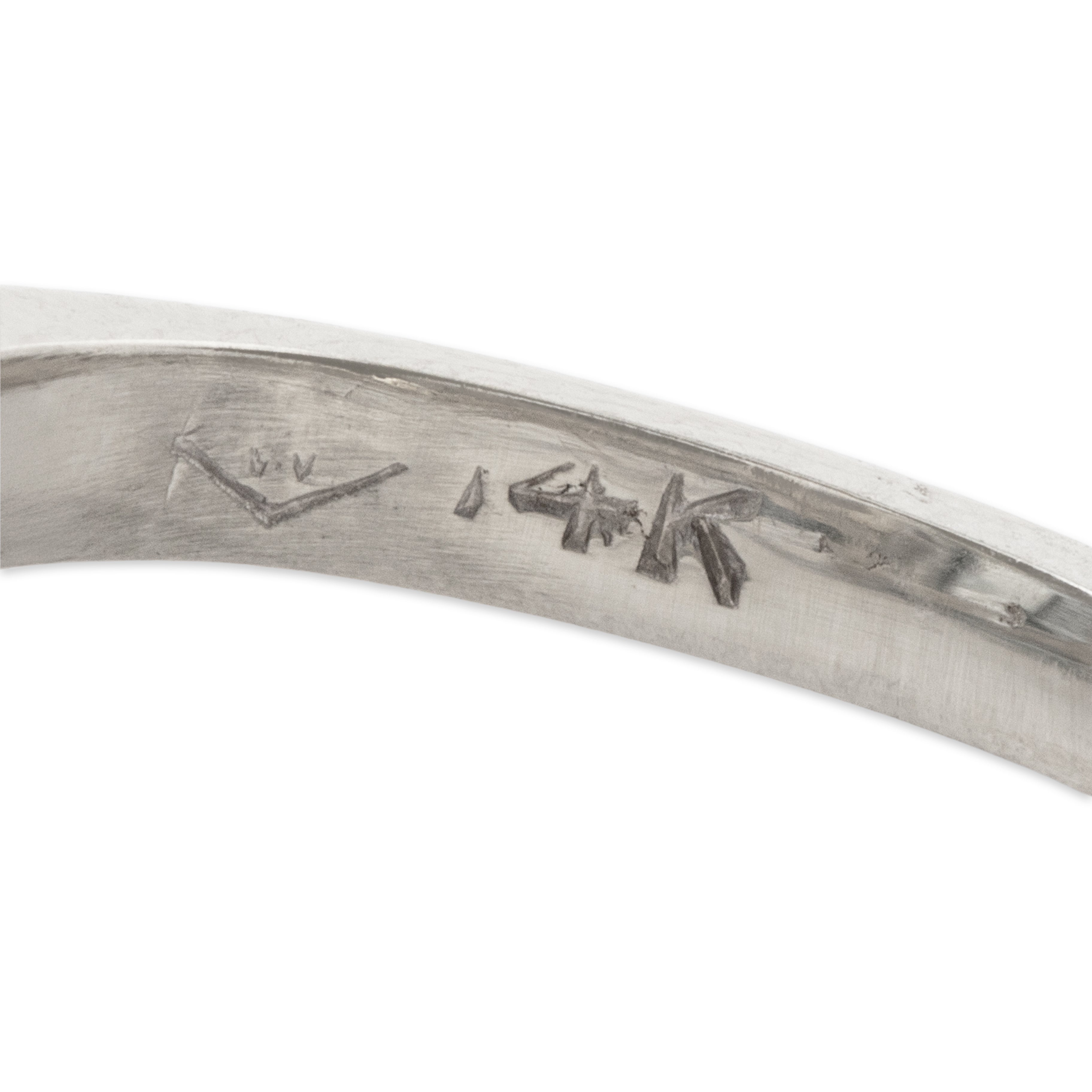 Vintage 14k White Gold 4.29ct Aquamarine Diamond Elegant Cocktail Ring 4.25、mySite、hinf8tx79