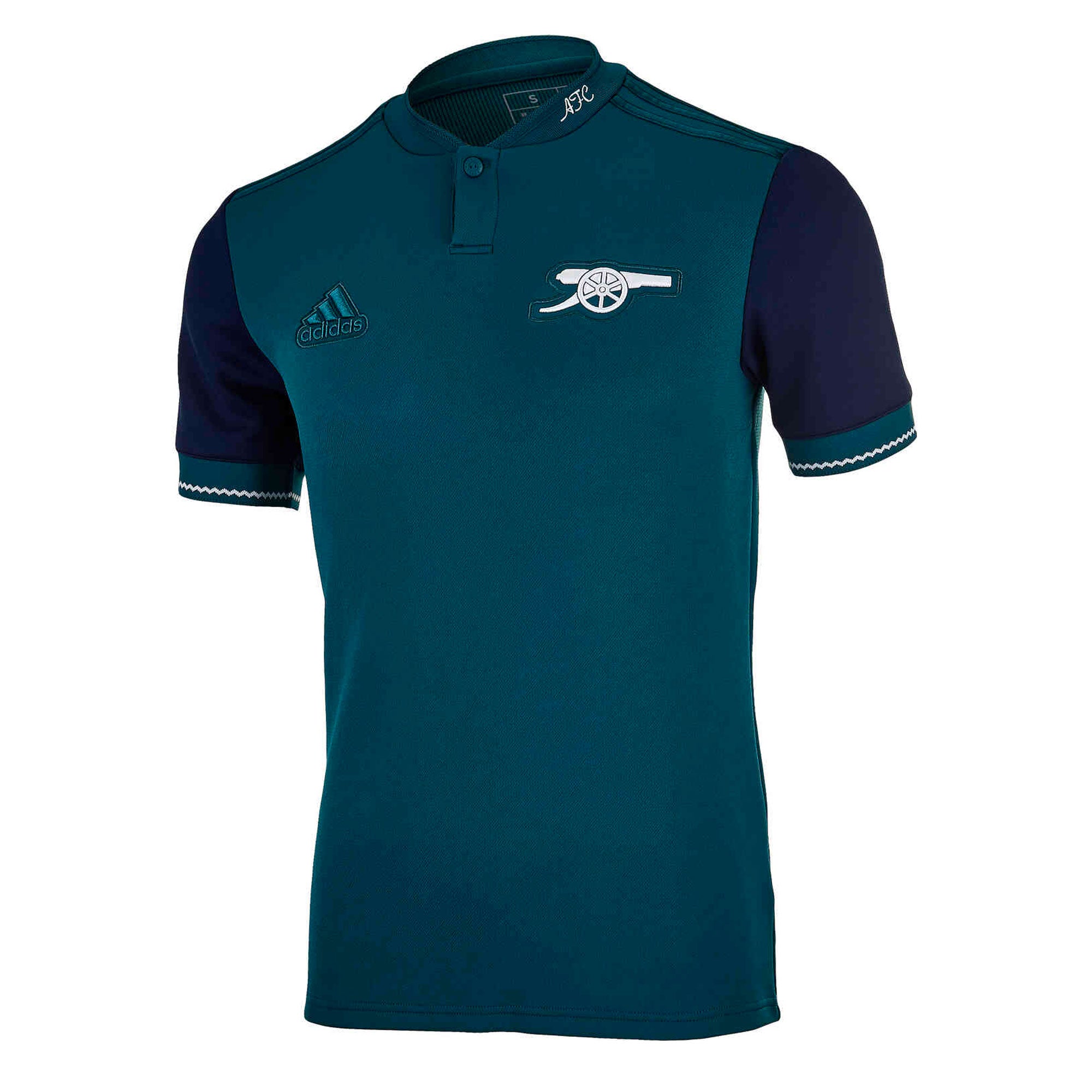 adidas Men's Arsenal 2023/24 Third Lifestyle Jersey Green/Navy、mySite、bottomscart