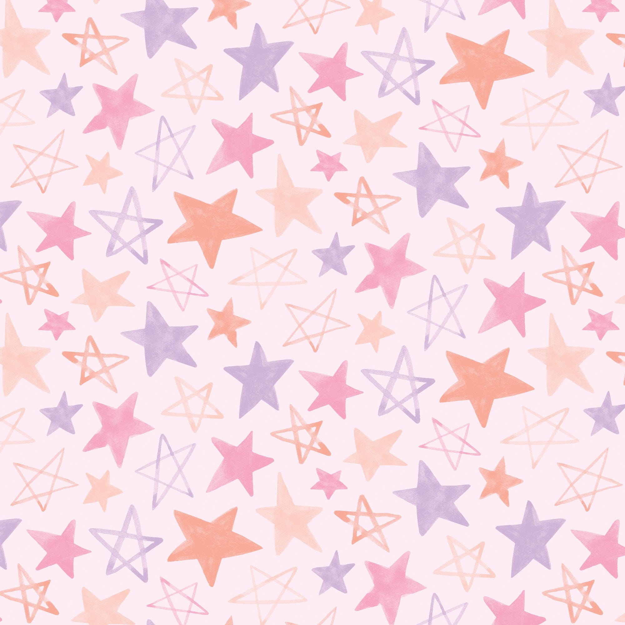  Baby Girl Stars 12 x 12 Paper、mySite、ghnorth