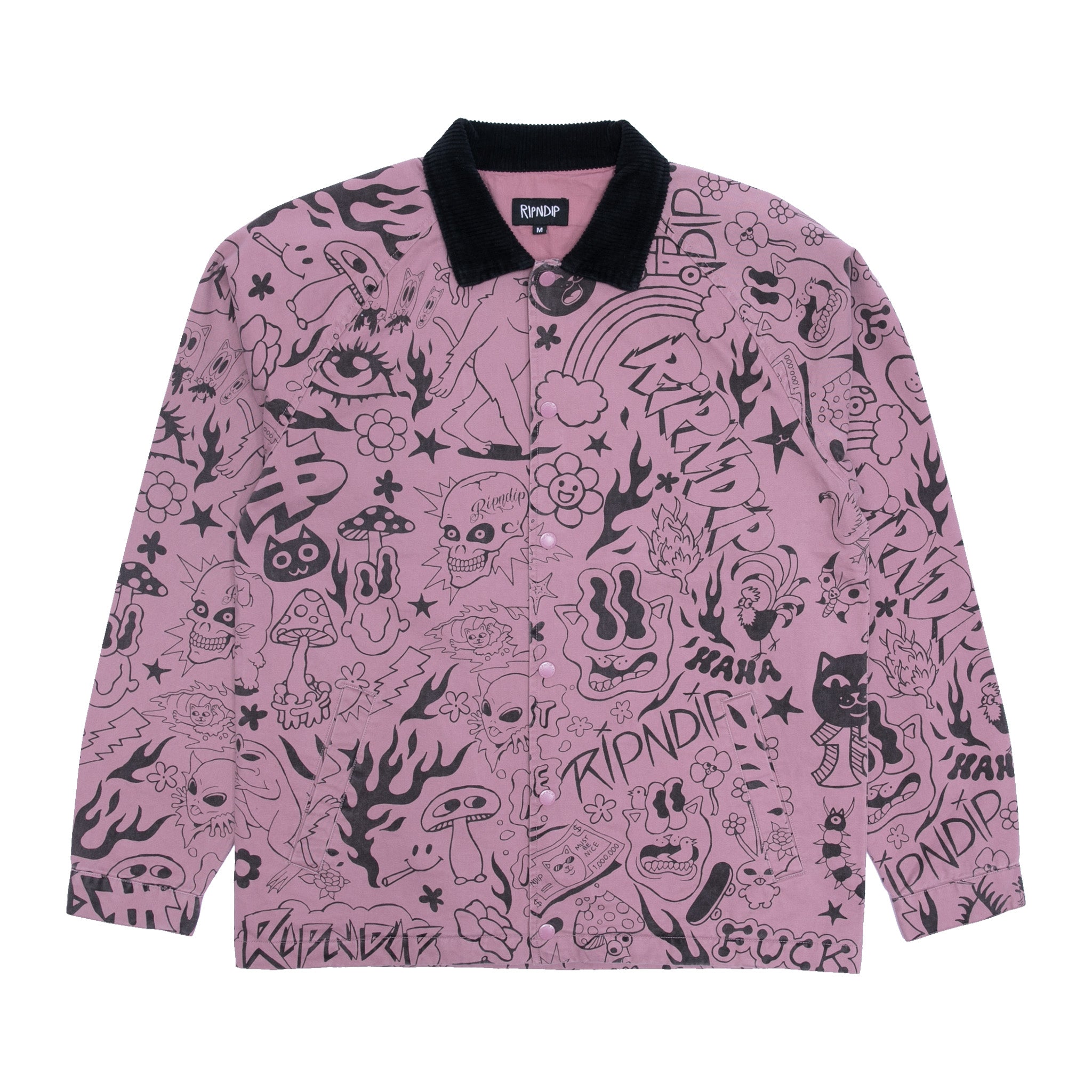  We Don't Care Coaches Jacket (Mauve)、mySite、merchandisen