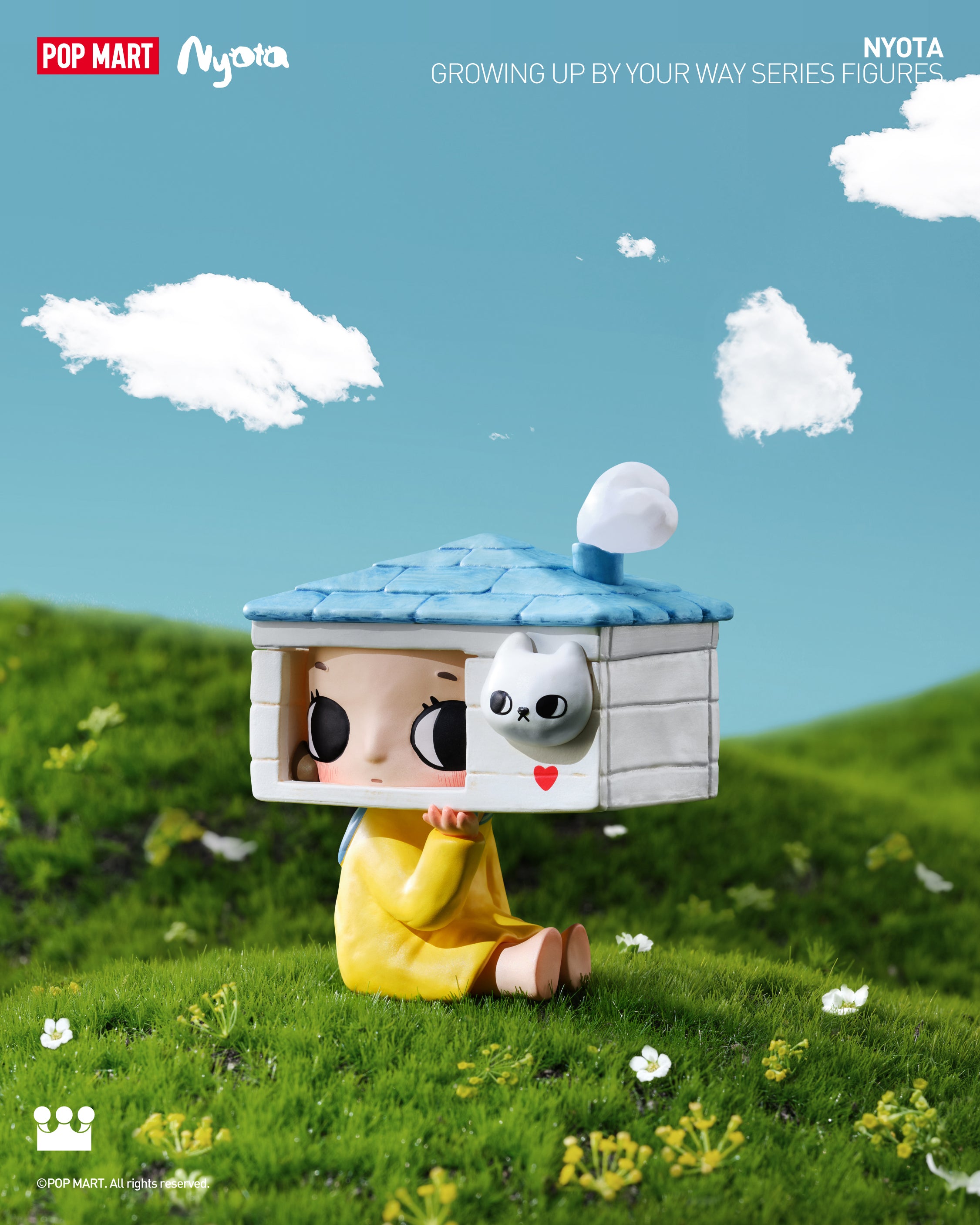  POP MART Nyota Growing up by Your Way Series Figures、mySite、greenlandpopulation
