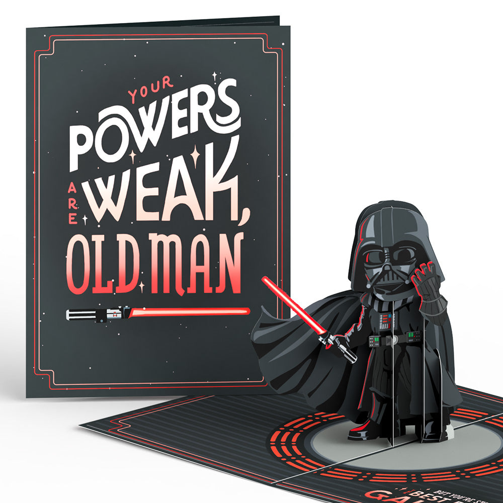 Star Wars™ Darth Vader™ Your Powers Are Weak Pop-Up Card、mySite、solidvoid