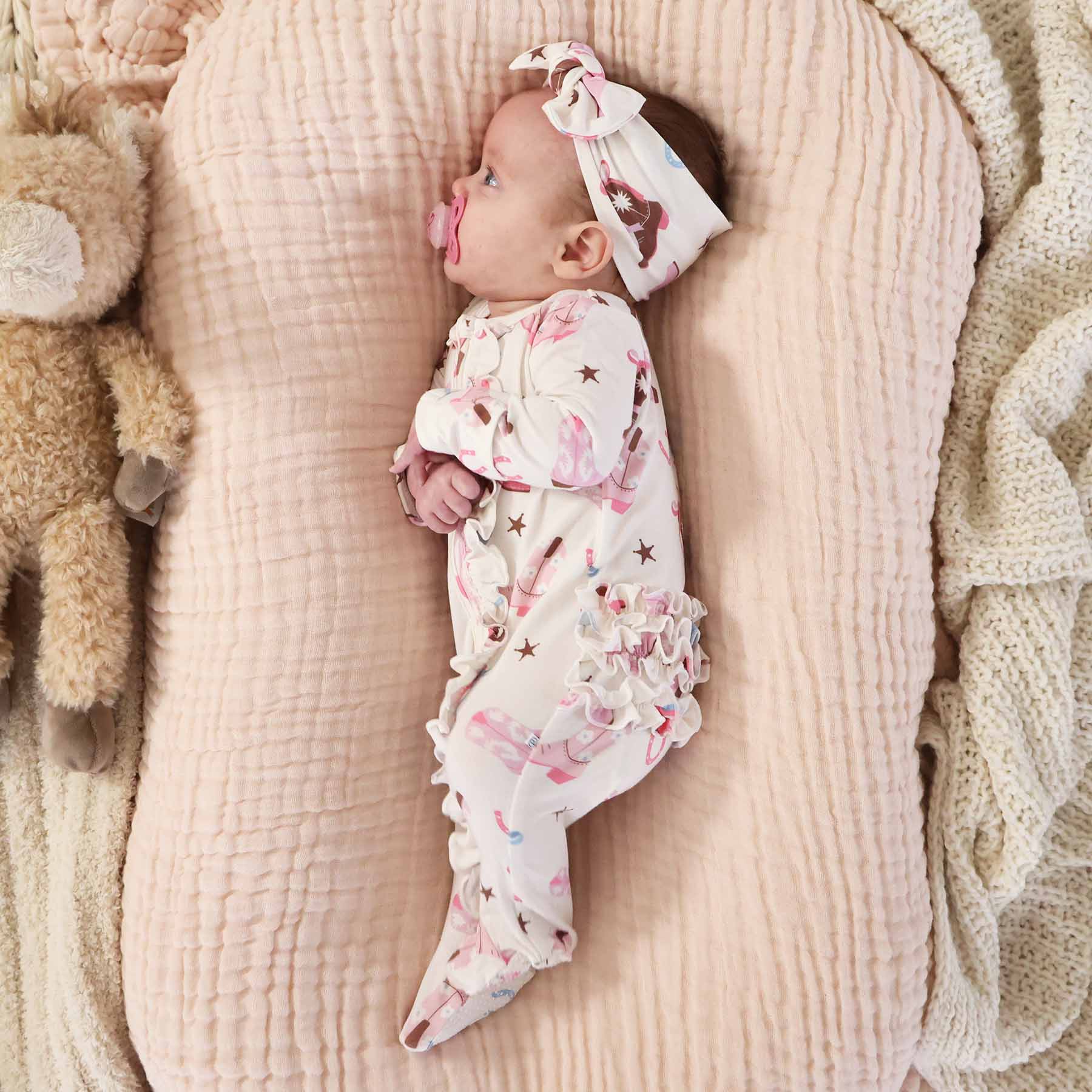  Girl Ruffle Zipper Footies | Best Sellers、mySite、layawaytickets