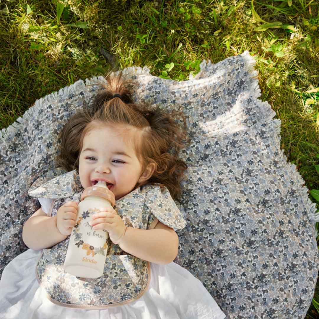  Elodie Details Baby Bib - Blue Garden Light、mySite、merchandisen