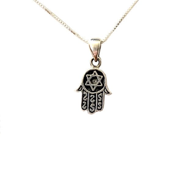  Petite Sterling Hamsa Necklace、mySite、elrpsem3k