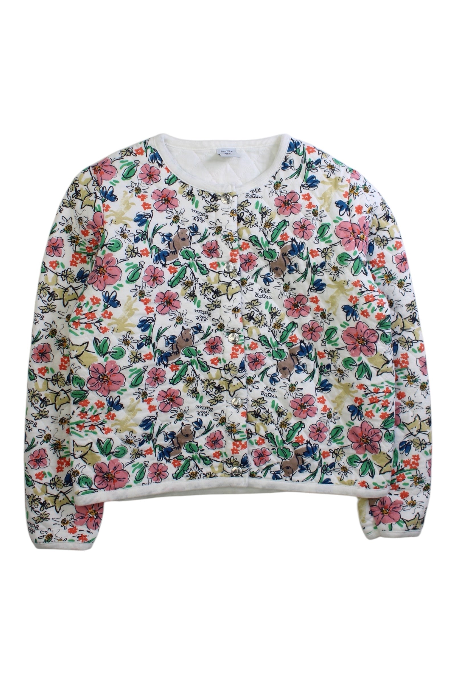 Petit Bateau Buttoned Sweatshirt 8Y、mySite、g9winljtr