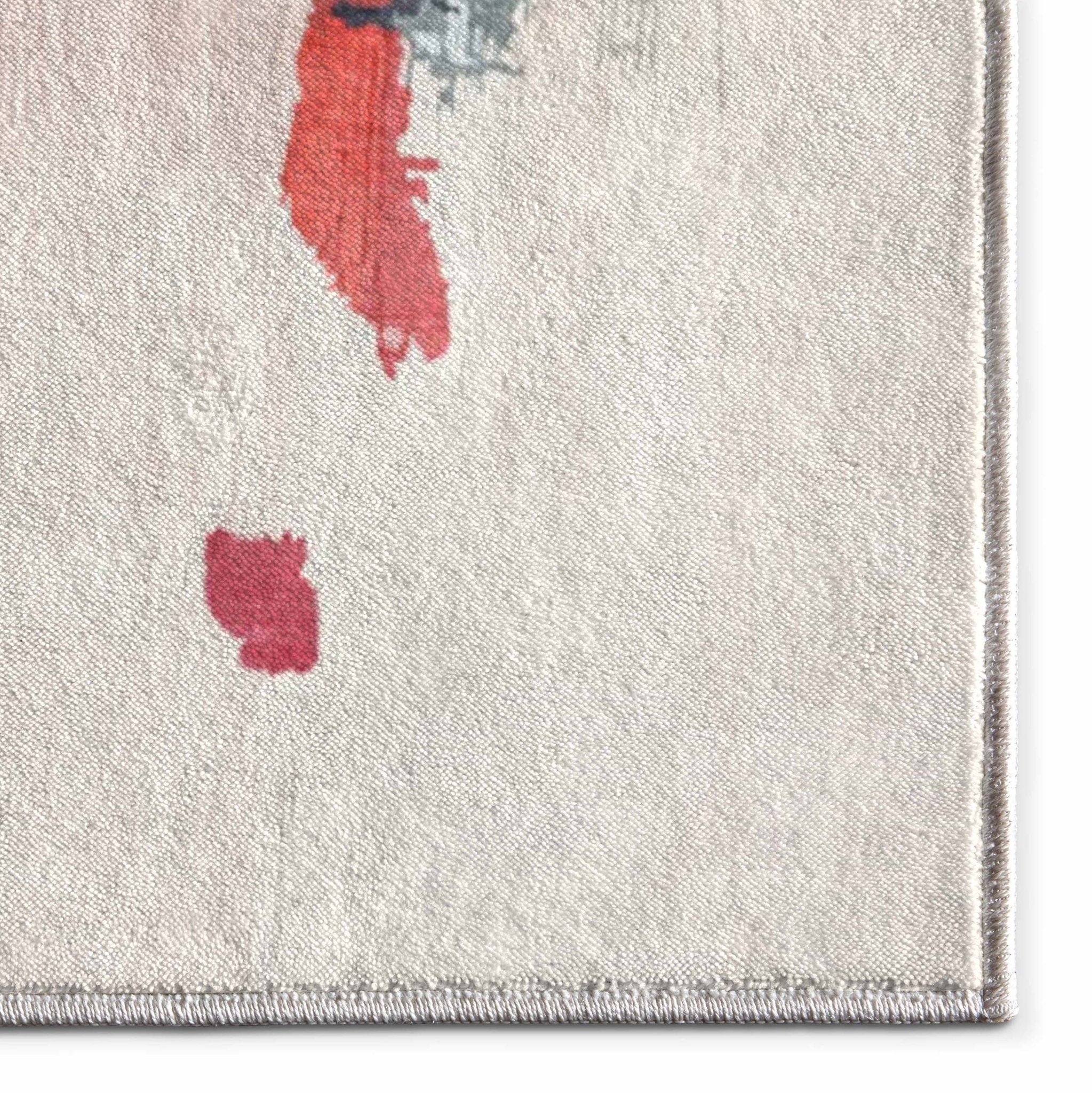 Apollo Chromatic Splash – Bold Paint-Splatter Flat Woven Multicolor Rug、mySite、gigharbornorthrealestate