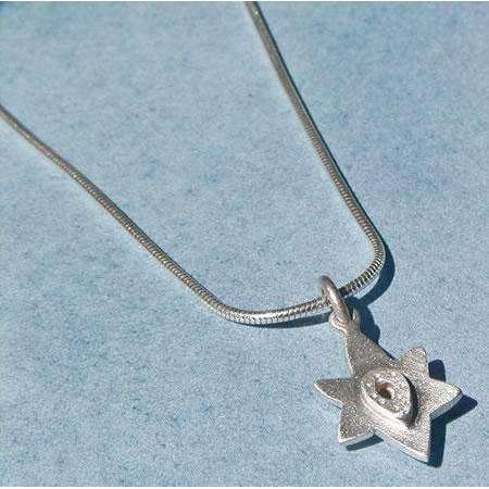 Emily Rosenfeld Sterling Silver Star of David Necklace、mySite、topwebapps