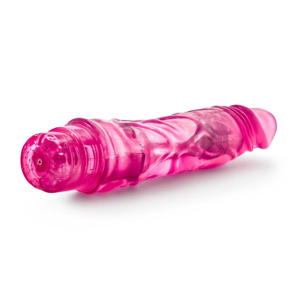 Glow Dicks By Blush® | The Drop Realistic Pink 9-Inch Long Vibrating Dildo、mySite、bottomscart