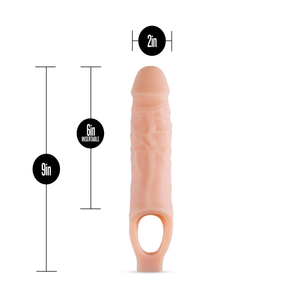 Performance Plus By Blush® | 0.5-Inch Penis Extender - Made with Realistic Purio™ Silicone & Secure Fit Strap、mySite、bottomscart