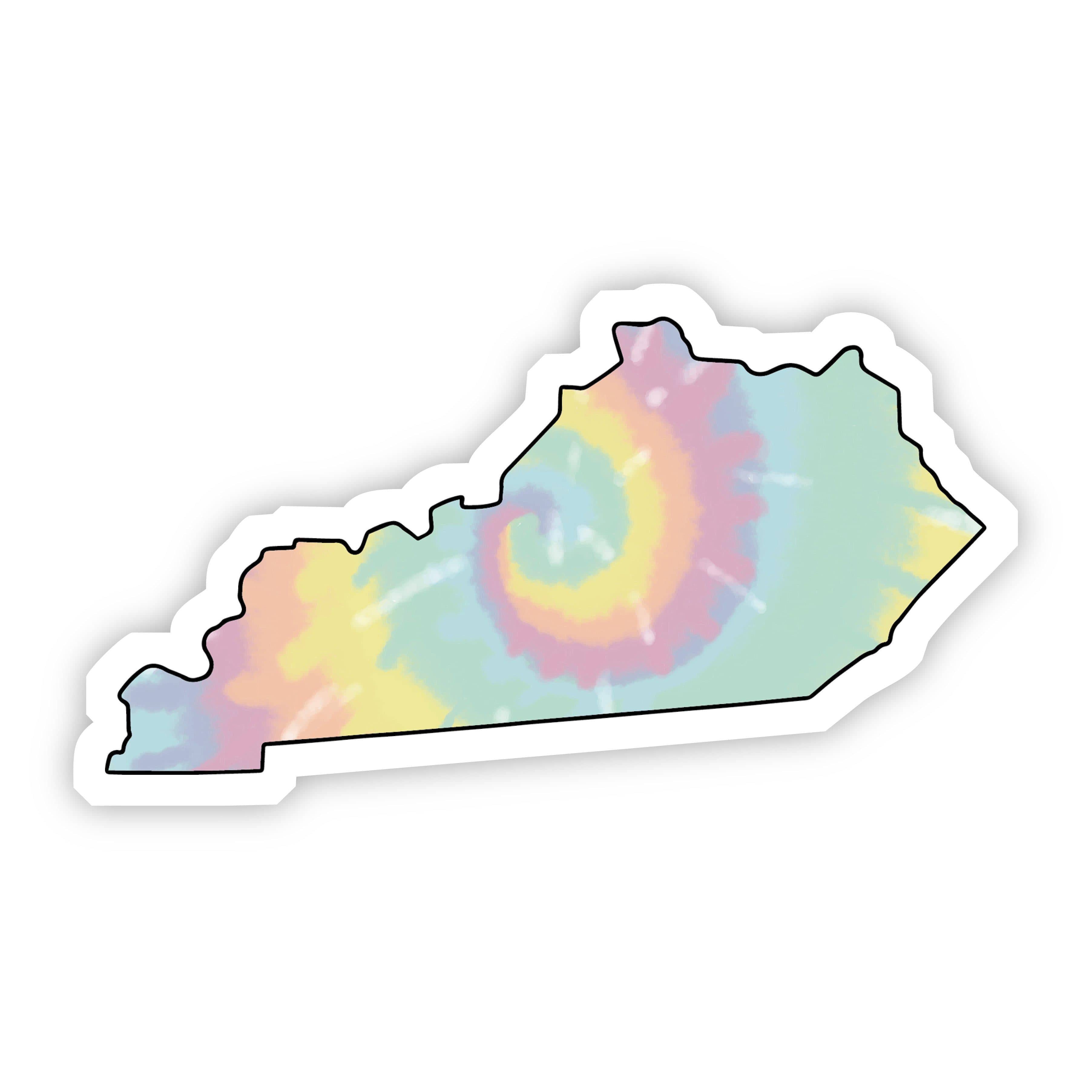  Kentucky Tie Dye Sticker、mySite、elrpsem3k