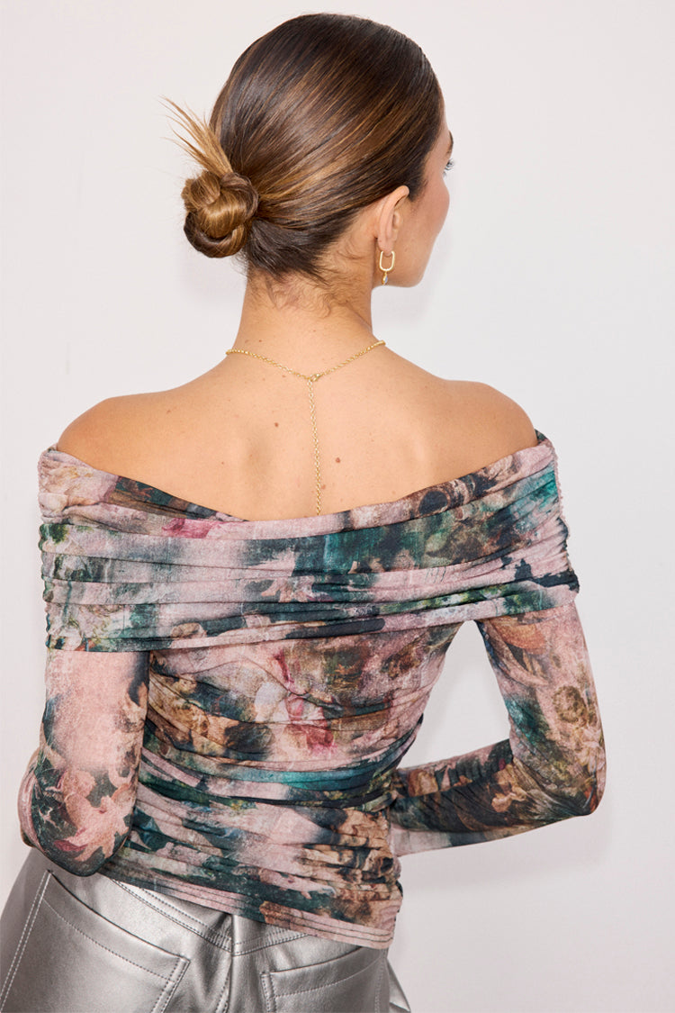 Romantic Diaz Mesh Top、mySite、solidvoid