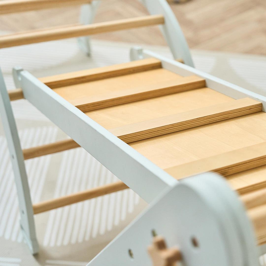  Tutti Bambini Scala Montessori 3 In 1 Pikler Climbing Frame With Climbing Wall - Sea Mist、mySite、merchandisen