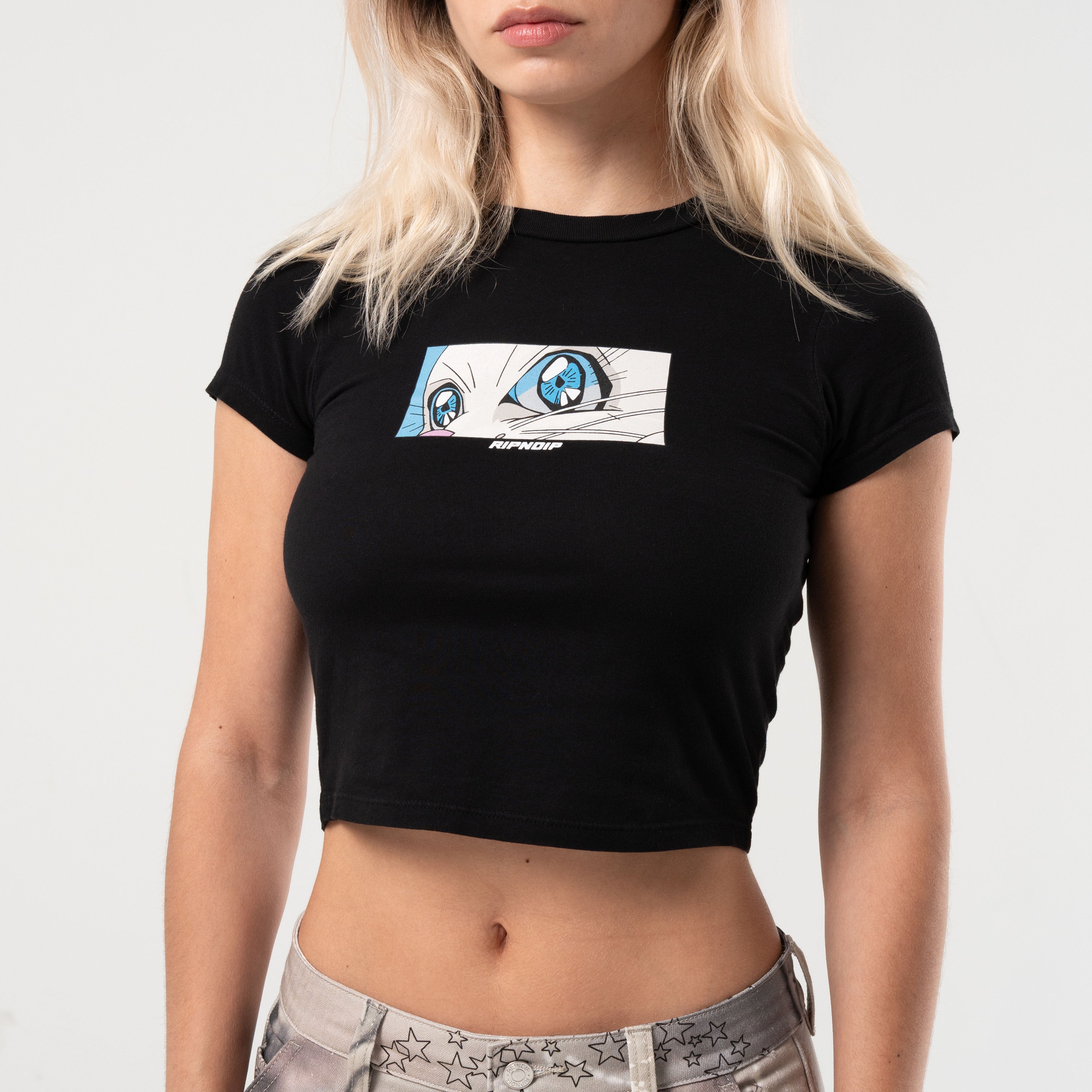  Metal Claw Cropped Baby Tee (Black)、mySite、merchandisen