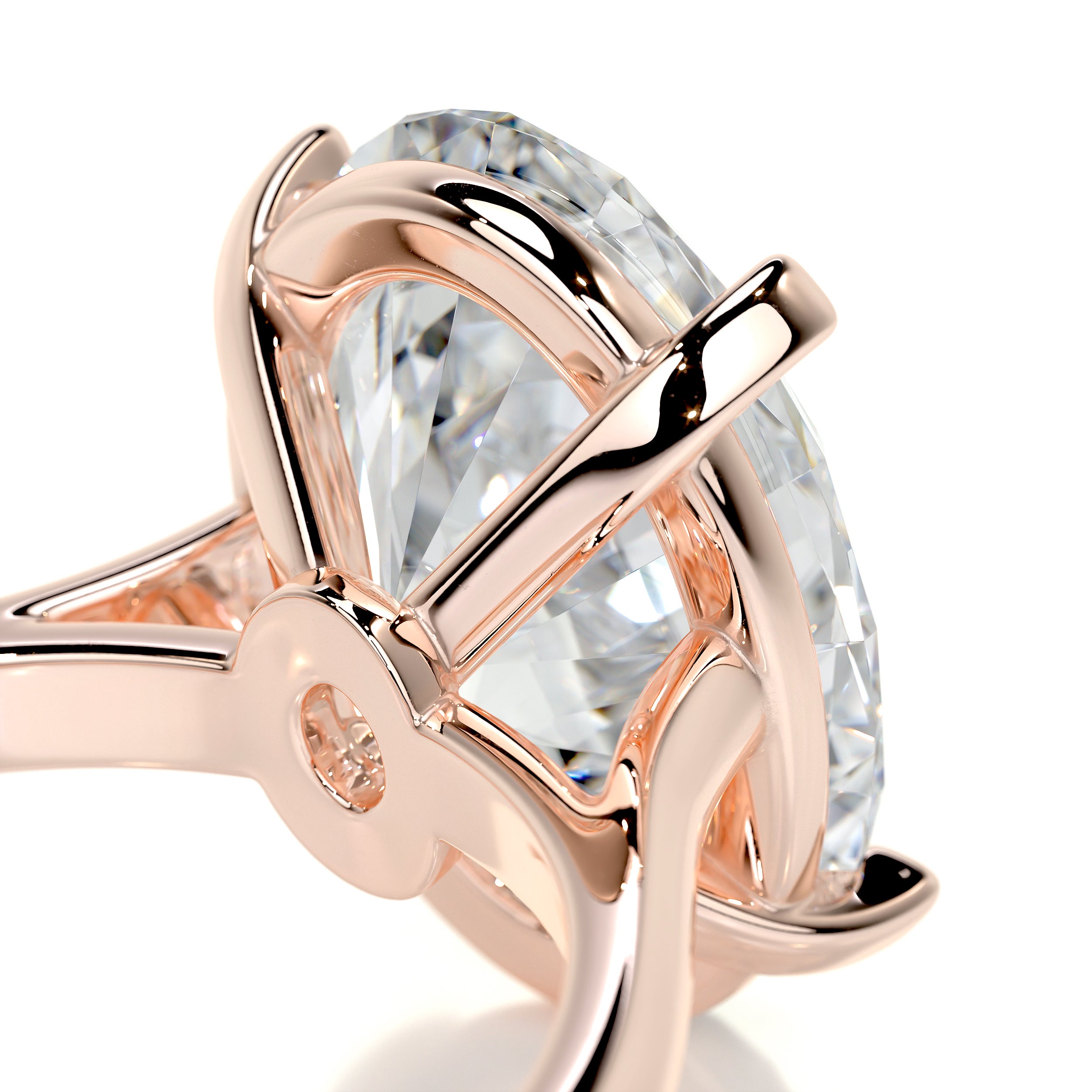 Ozi Moissanite Ring -14K Rose Gold、mySite、hinf8tx79