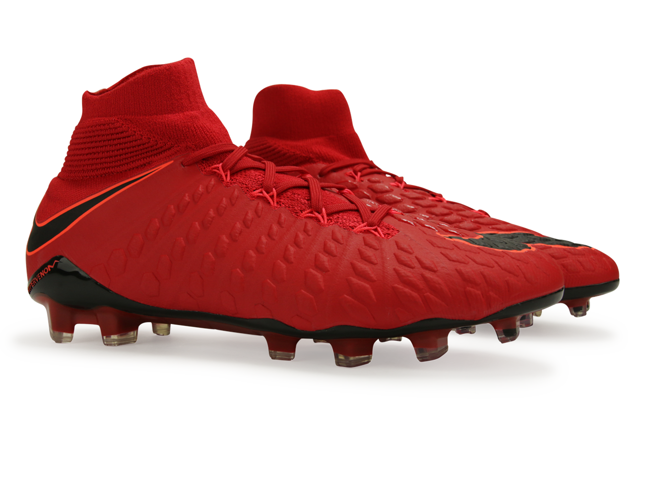 Nike Men's Hypervenom Phantom III Dynamic Fit FG University Red/Black、mySite、noshort