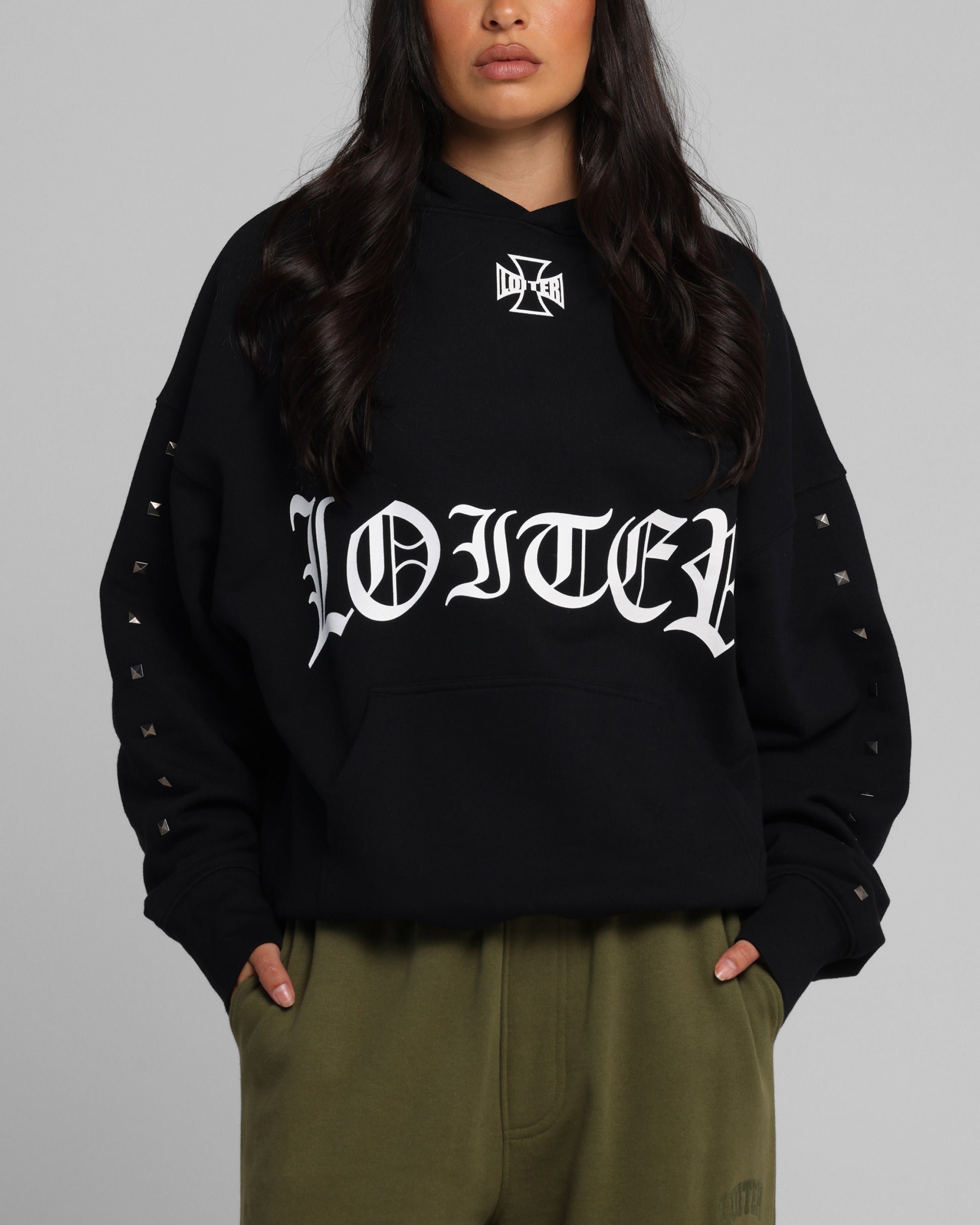 Loiter Bike Hoodie Black、mySite、zt4zffjzw