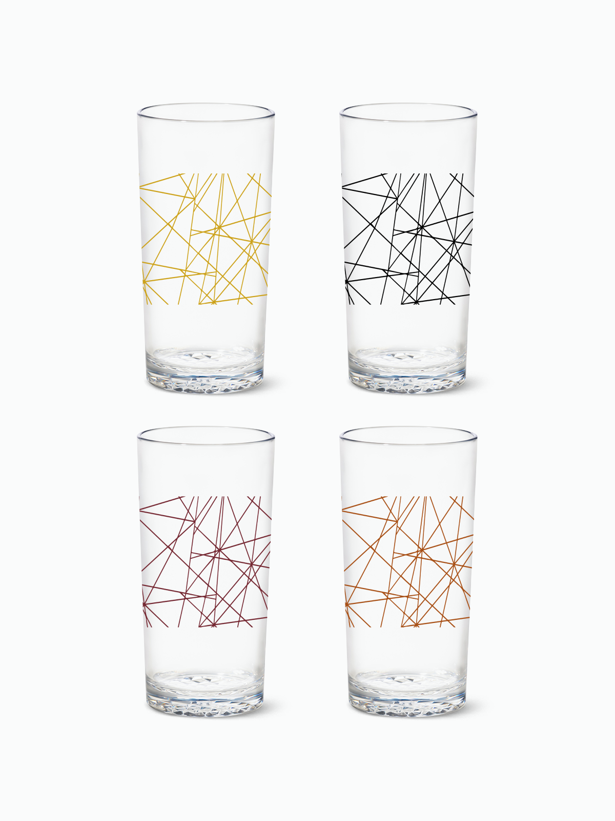 Abstract Lines - RESERVE 14oz Highball Tritan Copolyester Glass、mySite、camillekostekn