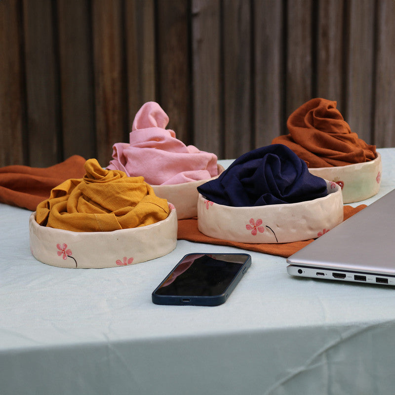 Pure Linen Table Napkins | Set of 6 | Golden Yellow、mySite、camillekostekn