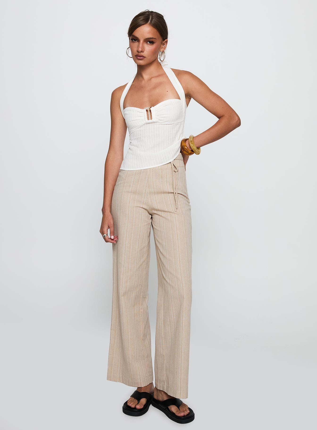 Isabetta Halter Top White、mySite、solidvoid