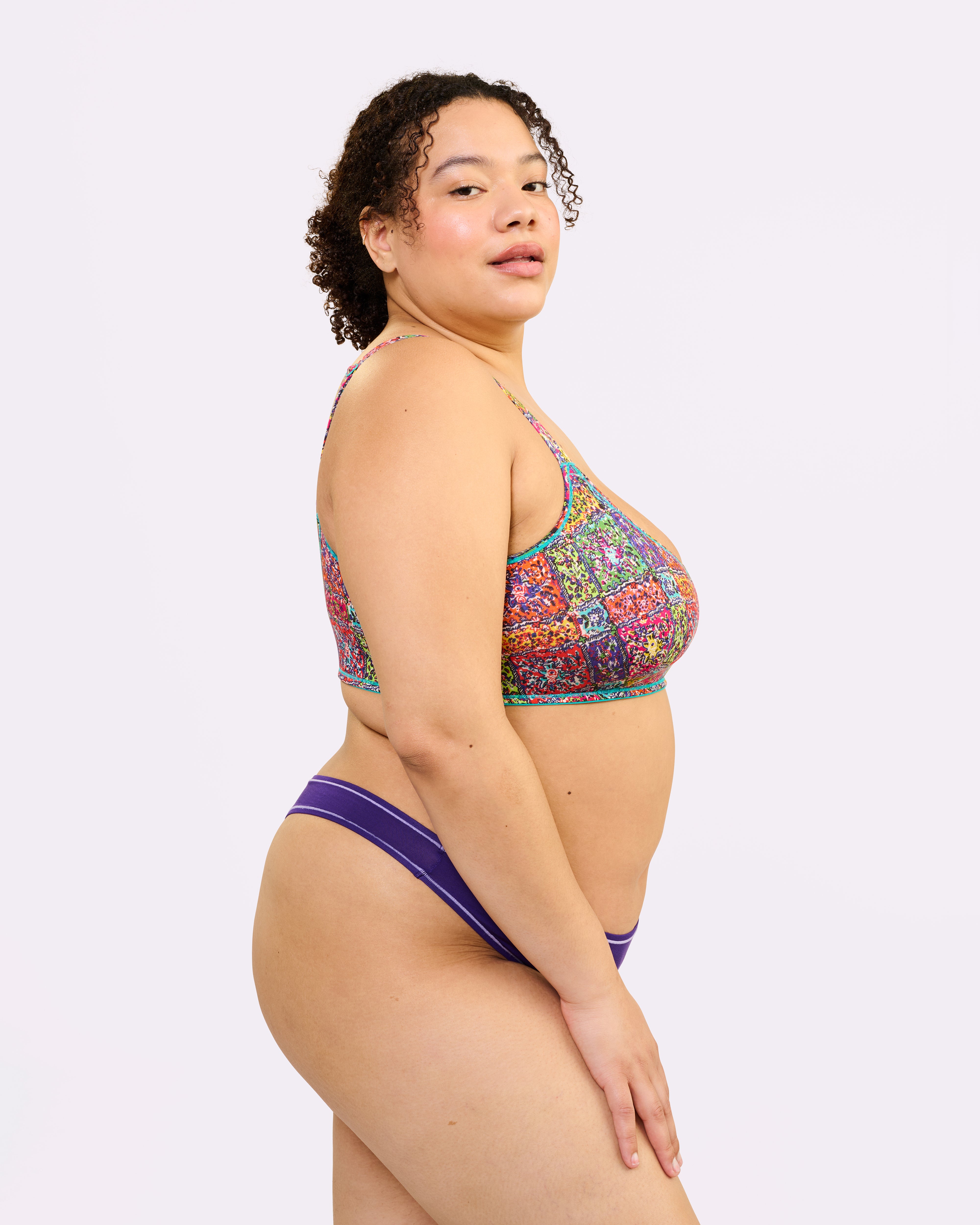 Vintage Soft Scoop Bralette | New:Cotton | Archive (Bandana)、mySite、bengalsvssteelers