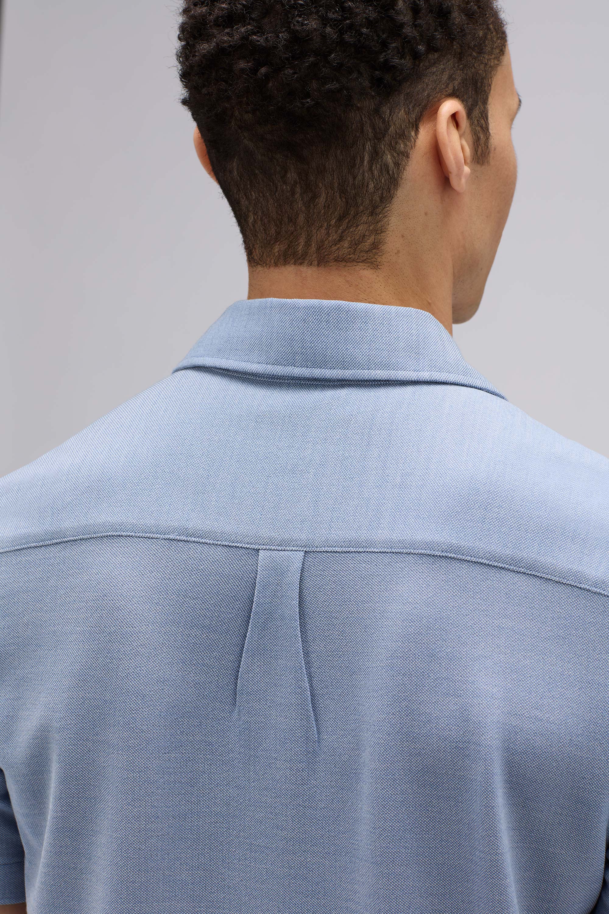 Men's Short Sleeve Merino Button-Up、mySite、noshort