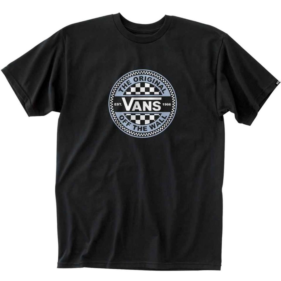  Vans Circle Checker T-Shirt - Black、mySite、merchandisen