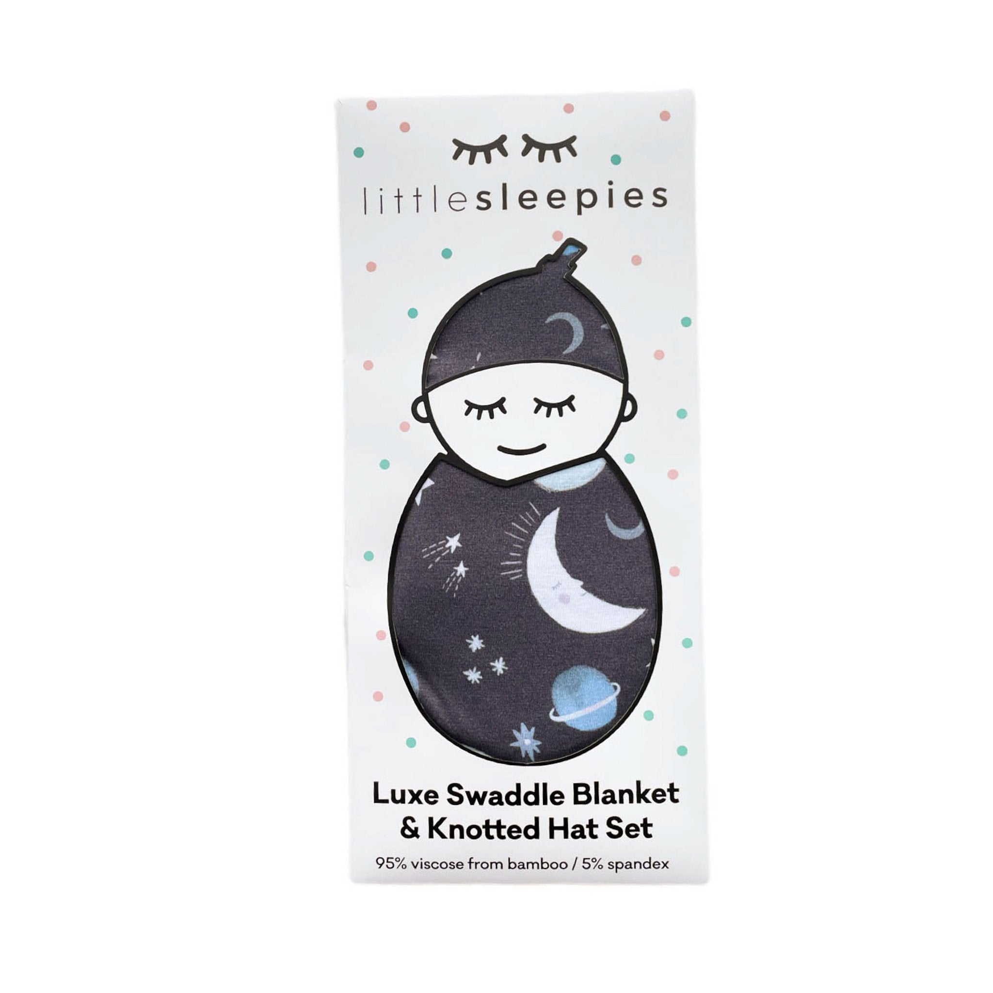  Blue To the Moon & Back Swaddle & Hat Set、mySite、layawaytickets