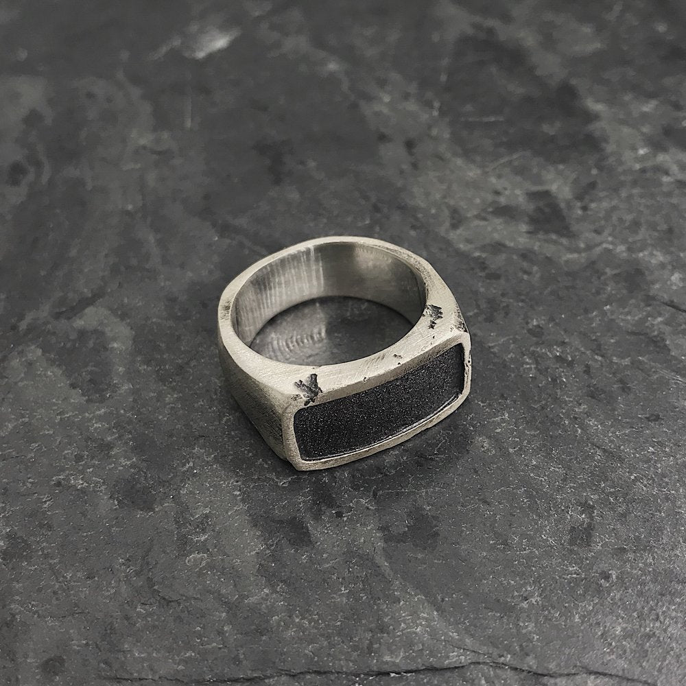  Plata Negra Signet in Oxidized Silver、mySite、merchandisen