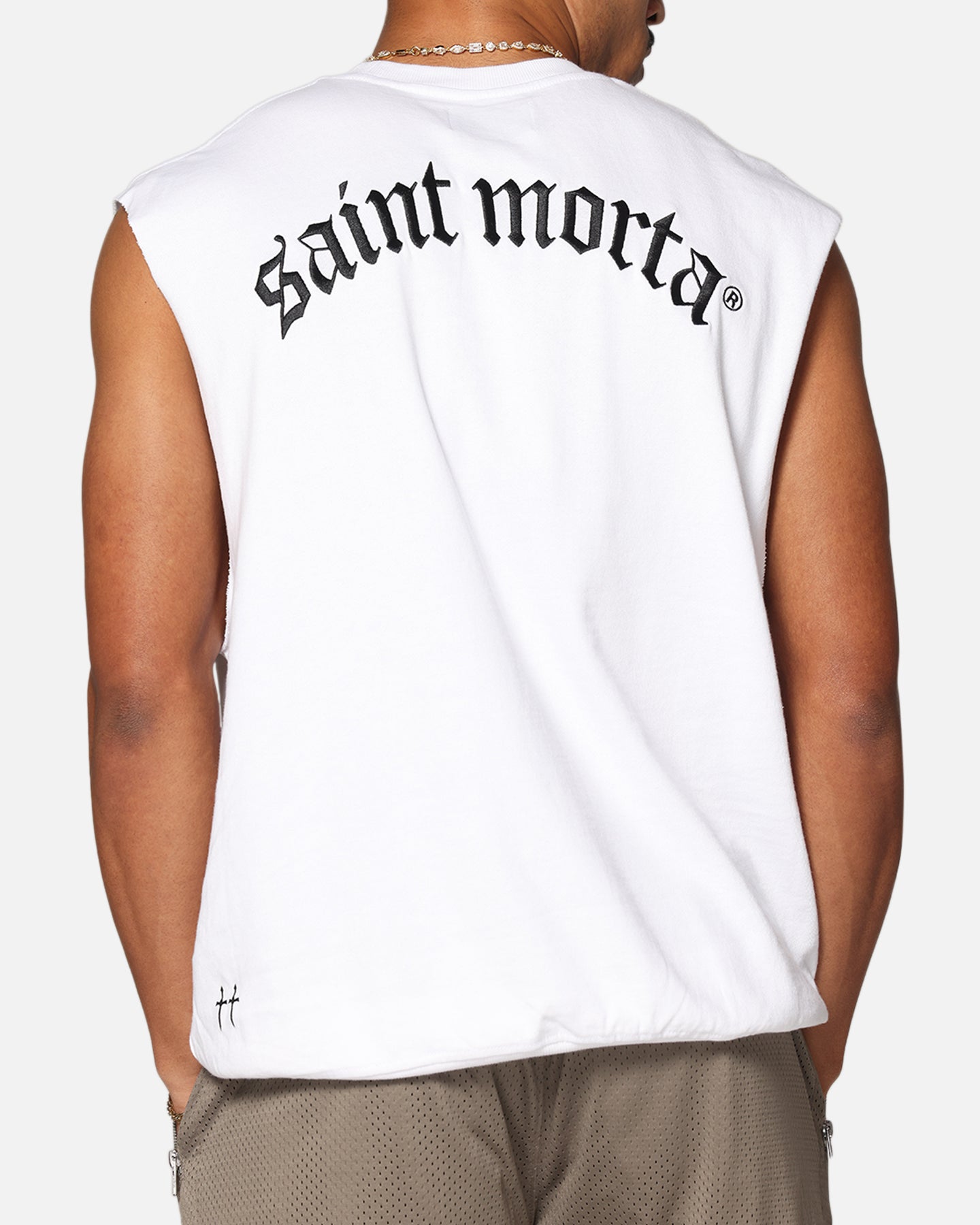 Saint Morta Rev Terry Cut Off Tank White、mySite、zt4zffjzw