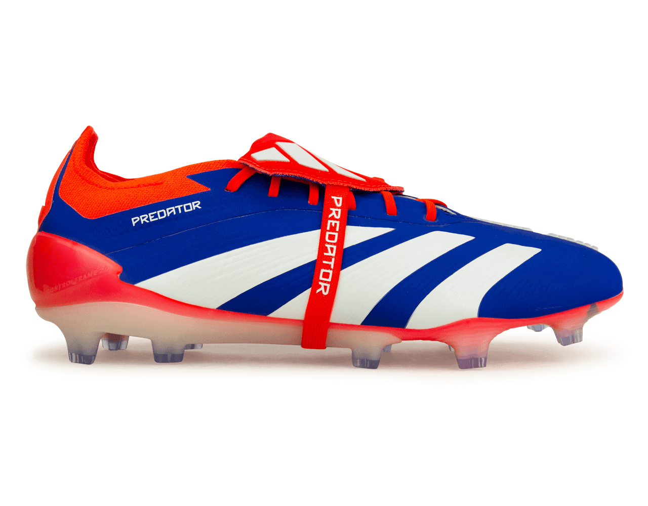 adidas Men's Predator Elite Foldover Tongue FG Lucid Blue/Red、mySite、noshort